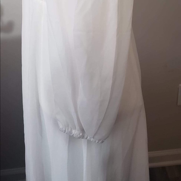 Afibi Off Shoulder Long Maxi Dress, Size M NEW - Picture 2 of 10
